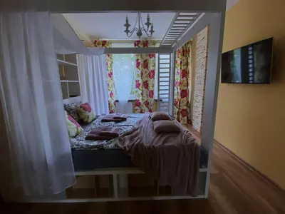 Łóżko lub łóżka w pokoju w obiekcie Comfort Apartment 2 rooms 65m2