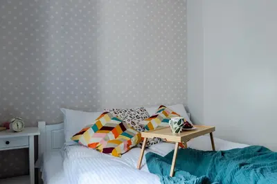 Łóżko lub łóżka w pokoju w obiekcie ShortStayPoland Mała (B87)