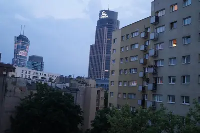 Budynek, w którym mieści się apartament