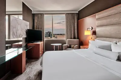 Łóżko lub łóżka w pokoju w obiekcie The Westin Warsaw
