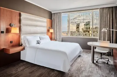 Łóżko lub łóżka w pokoju w obiekcie The Westin Warsaw