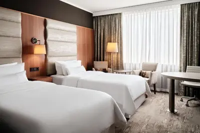 Łóżko lub łóżka w pokoju w obiekcie The Westin Warsaw