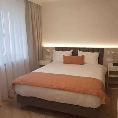 Łóżko lub łóżka w pokoju w obiekcie Best Western Hotel Portos