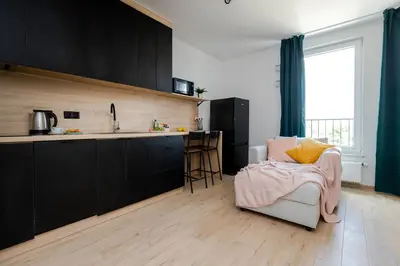 Kuchnia lub aneks kuchenny w obiekcie ShortStayPoland Pileckiego