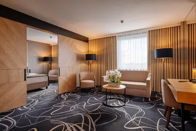 Część wypoczynkowa w obiekcie Airport Hotel Okęcie