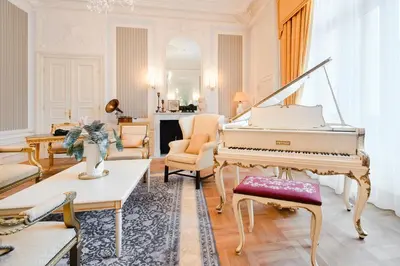 Część wypoczynkowa w obiekcie Hotel Bristol, a Luxury Collection Hotel, Warsaw