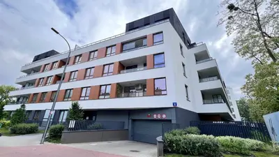 Budynek, w którym mieści się apartament