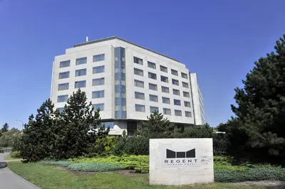 Budynek, w którym mieści się hotel