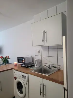 Kuchnia lub aneks kuchenny w obiekcie Apartament Centrum Sliska