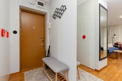 Plan piętra w obiekcie Central Apartment Solec Wilanowska by Noclegi Renters