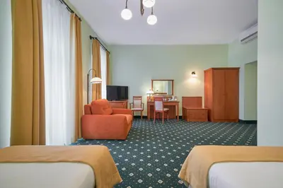 Telewizja i/lub zestaw kina domowego w obiekcie Hotel Hetman