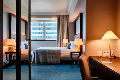 Łóżko lub łóżka w pokoju w obiekcie InterContinental Warszawa by IHG