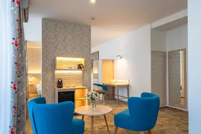 Część wypoczynkowa w obiekcie Hotel Metropol