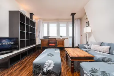 Część wypoczynkowa w obiekcie Apartament Żytnia with SAUNA by Your Freedom