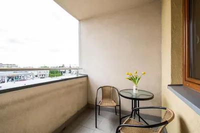 Balkon lub taras w obiekcie Gama Home Wyspowa 1