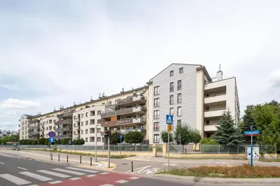 Budynek, w którym mieści się apartament