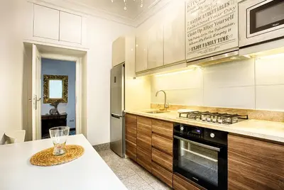 Kuchnia lub aneks kuchenny w obiekcie Old Town Kanonia Rooms & Apartments