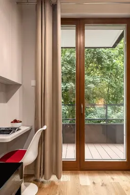 Balkon lub taras w obiekcie ShortStayPoland Solidarności