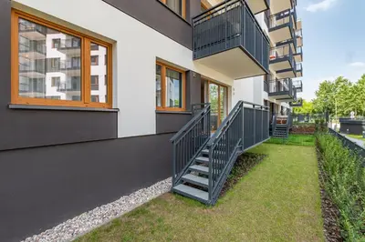 Budynek, w którym mieści się apartament