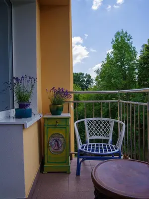 Balkon lub taras w obiekcie One&Only Saska Kępa Apartment
