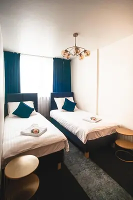 Łóżko lub łóżka w pokoju w obiekcie Apartament Panorama