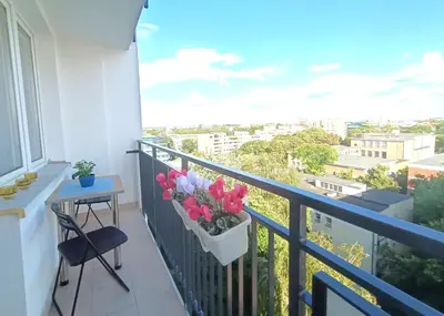 Balkon lub taras w obiekcie Rental Apartments Wałowa