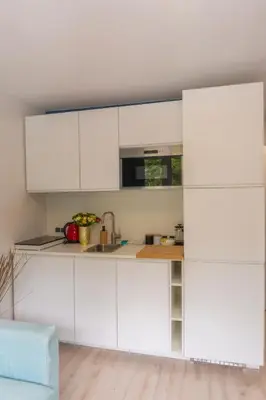 Plan piętra w obiekcie Batorego 18 - Blue - 450m stacja metra Pola Mokotowskie, 800m Biblioteka Narodowa, 20m piękny park Pola Mokotowskie, 800m do SGH - Wifi - Smart TV - Good Apartments