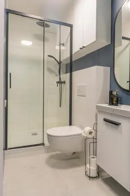 Plan piętra w obiekcie Batorego 18 - Blue - 450m stacja metra Pola Mokotowskie, 800m Biblioteka Narodowa, 20m piękny park Pola Mokotowskie, 800m do SGH - Wifi - Smart TV - Good Apartments