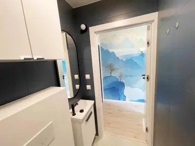Plan piętra w obiekcie Batorego 18 - Blue - 450m stacja metra Pola Mokotowskie, 800m Biblioteka Narodowa, 20m piękny park Pola Mokotowskie, 800m do SGH - Wifi - Smart TV - Good Apartments