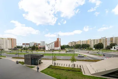 Budynek, w którym mieści się apartament
