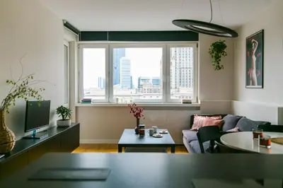Część wypoczynkowa w obiekcie Apartament Złota