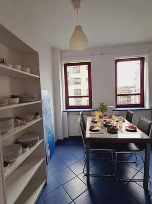 Część wypoczynkowa w obiekcie Apartament Francuska Pokoje Rooms
