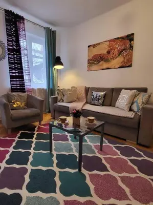 Część wypoczynkowa w obiekcie APARTAMENTY-MI PLAC ZAMKOWY