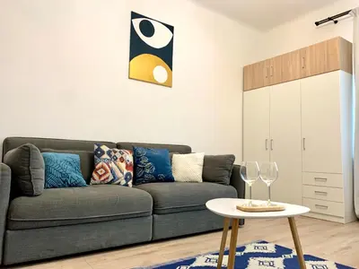 Część wypoczynkowa w obiekcie Cool Life Apartment