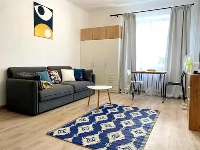 Część wypoczynkowa w obiekcie Cool Life Apartment