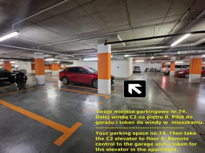 Plan piętra w obiekcie Warsaw Praga Apartment