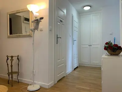 Plan piętra w obiekcie Comfortable and cosy apartment 3 beds-city center
