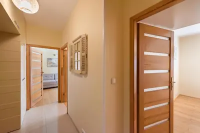 Plan piętra w obiekcie Green District 2BR AirConditioned P by BookingHost