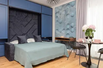 Łóżko lub łóżka w pokoju w obiekcie Łazienki Park Residence by Renters Prestige