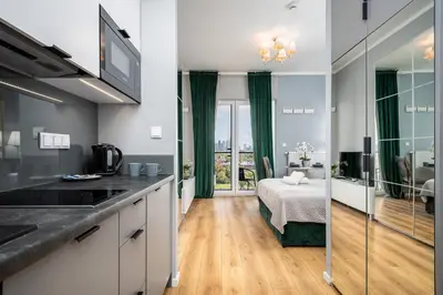 Kuchnia lub aneks kuchenny w obiekcie Prymasa Tysiąclecia 83A City Center View Free Garage By Perfect Apart 920