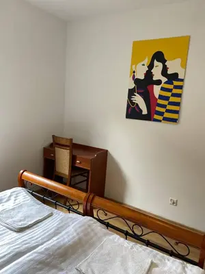 Łóżko lub łóżka w pokoju w obiekcie Murano Apartaments Nova Praga