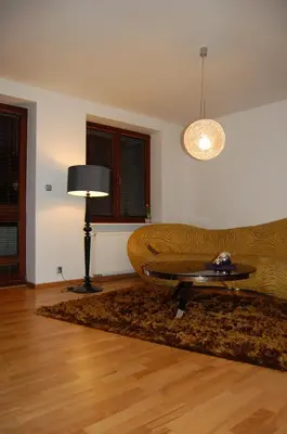 Część wypoczynkowa w obiekcie Apartament Bobrowiecka