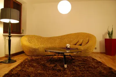 Część wypoczynkowa w obiekcie Apartament Bobrowiecka