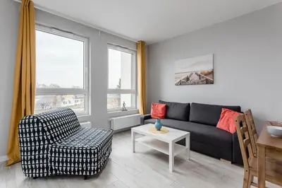 Część wypoczynkowa w obiekcie Chill Apartments Ursus