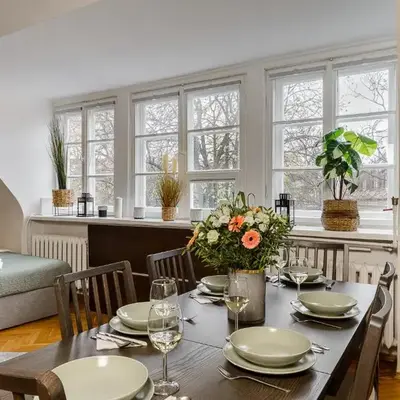 Lumina duplex apartment in Old Town Warsaw