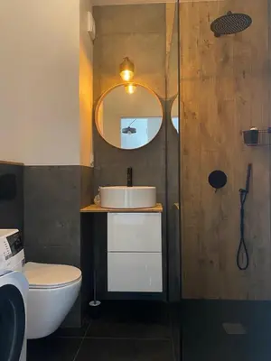 Łazienka w obiekcie Chillout Apartment JK46 - Free parking, Fv Vat