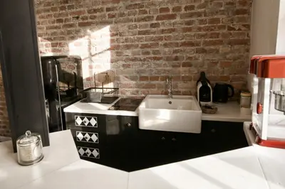 Kuchnia lub aneks kuchenny w obiekcie Dream Factory Apartment