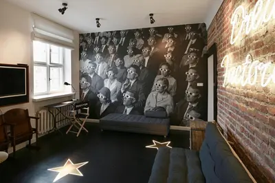 Część wypoczynkowa w obiekcie Dream Factory Apartment