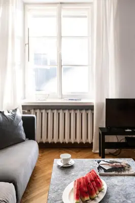 Telewizja i/lub zestaw kina domowego w obiekcie ShortStayPoland Piwna (B79)