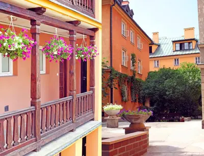 Budynek, w którym mieści się apartament